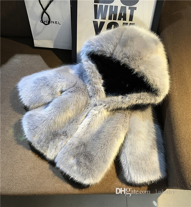 New Winter Kids Imitation Fur Coat Clothes Childrens Cotton-padded Warm Coats For Boys Girls Korean Style Baby Jacket