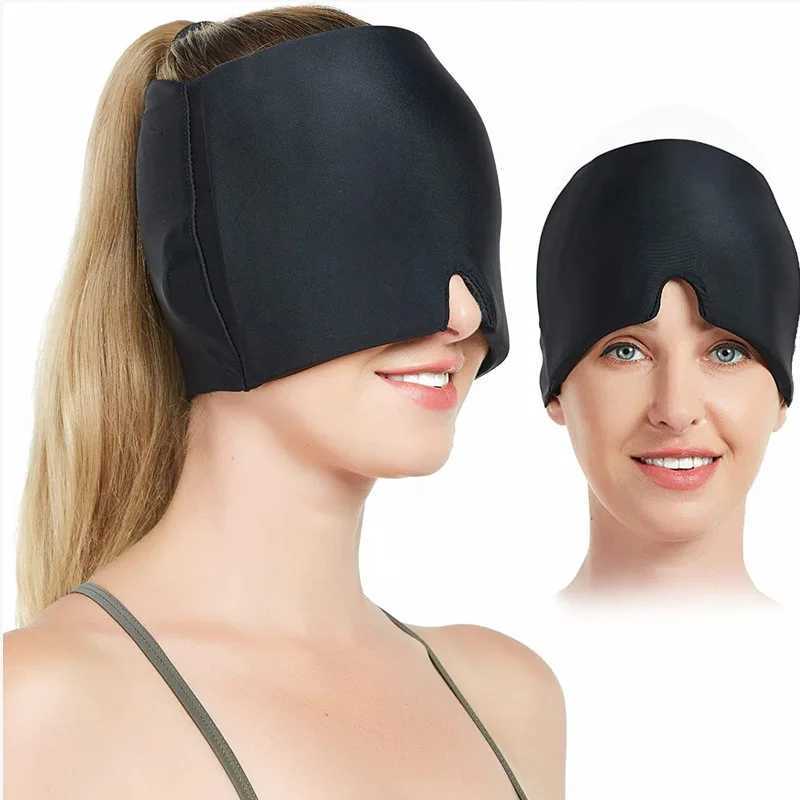 Gel Cold Hot Head Ice Cap Head Wrap Face Mask Head Massage Sleep Eye Mask Health Care ToolXJ250103