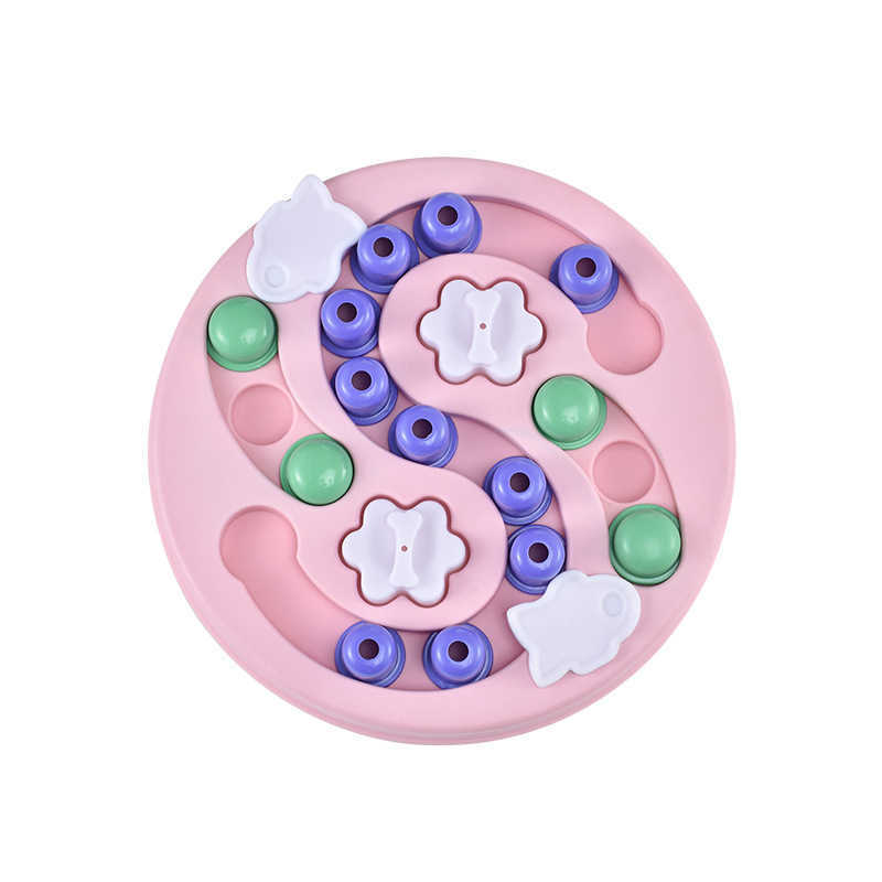 New dog educational toys Slow food plate choking bowl Hidden food bowl non-slip dog bowl Cat bowl Pet supplies X241213
