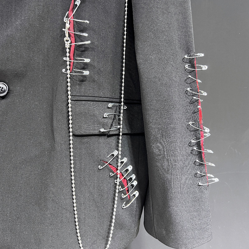 PFHQ Men's Original Worn Out Deconstruction Suits Outerwear Casual Pin Creativity Handsome Motorcycle Autumn New Blazers 21Z2083
