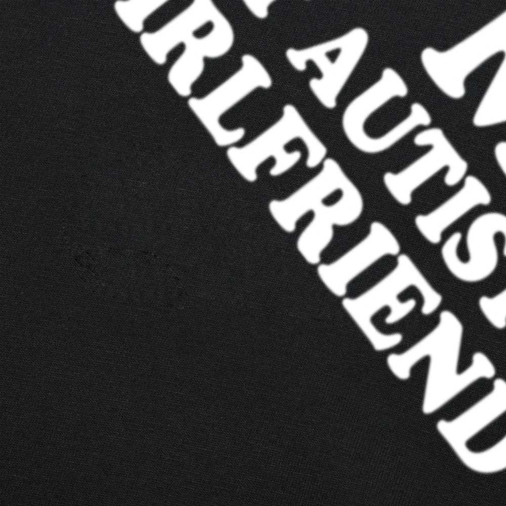 I Love My Hot Autistic Girlfriend T-Shirt Male Graphic Tees Funny Autism Relationship Tshirt Couple Cotton T Shirt StreetwearXJ240102