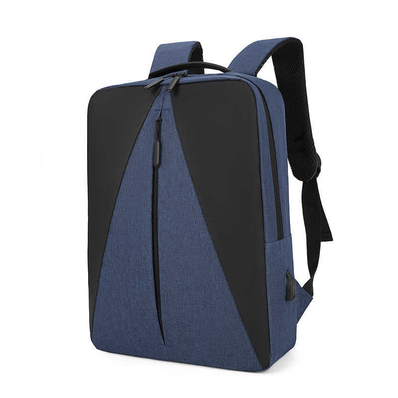 Backpack Mens Simple Large Capacity Casual Computer Backpack Mens Business Multifunctional Charging Backpack Junior High School Men Day Travel Bag 241