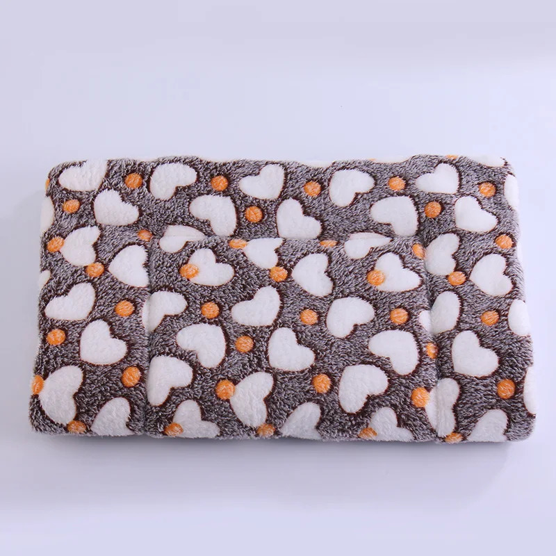 Pet Mattress Plush Dog Kennel Ultra Fluffy Soft Blankets Pet Mat for Kitten Cats Puppy Warm Kennel Pet Bed Dogs Blanket Washable 241226