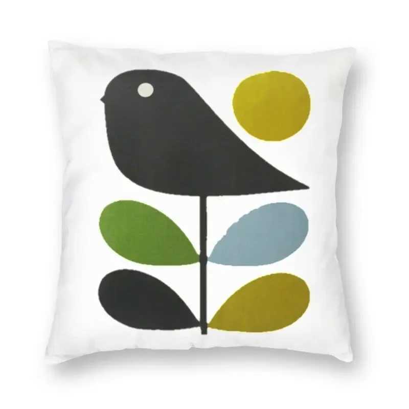 Orla Kiely Multi Stem And Bird Cushion Cover Scandinavian Flower Floor Pillow Case for Living Room Sofa Pillowcase Home DecorXJ250102