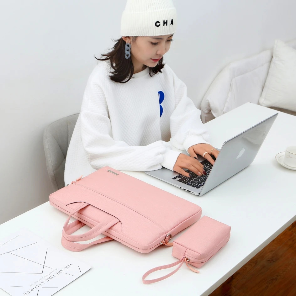 Laptop Bag SlEEve 12 13.3 15.6 14 Shoulder bag Notebook Pouch bag For Macbook Air Pro M1 Case handbag Briefcase 250102