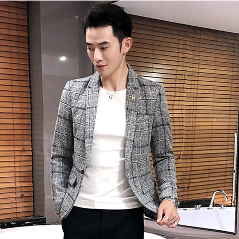 Mens Casual Flat Jacket Mens Linen Flat Business Self Culture Wedding Party Set Coat Size S-5XL 250102