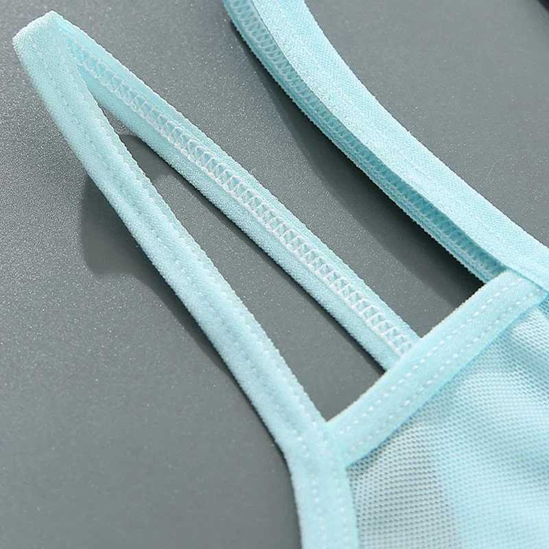 Thin mesh sexy lingerie womens cotton crotch hollow seamless underwear low waist underwear W250103