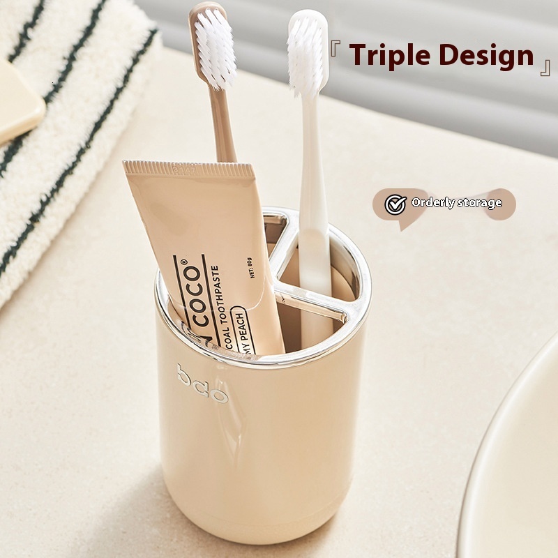 Home Bathroom Toothbrush Holder with Drainage and Multifunction