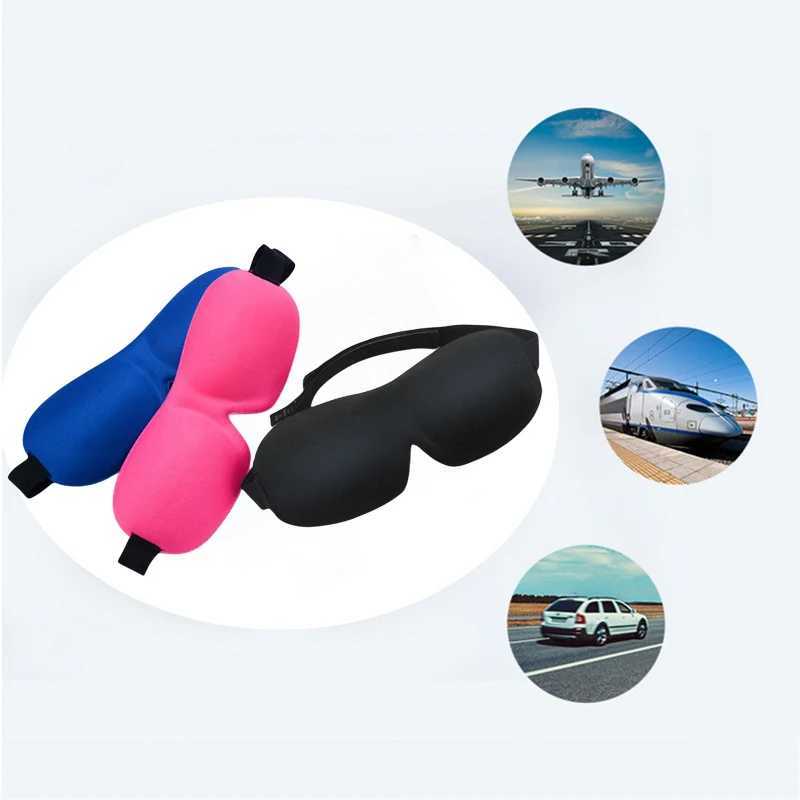 Travel Nap 3D Eyeshade Eye Cover Shading Sleeping Mask Eyepatch Slaapmasker Block Out Light Soft Blackout Sleeping Aid BlindfoldXJ250103