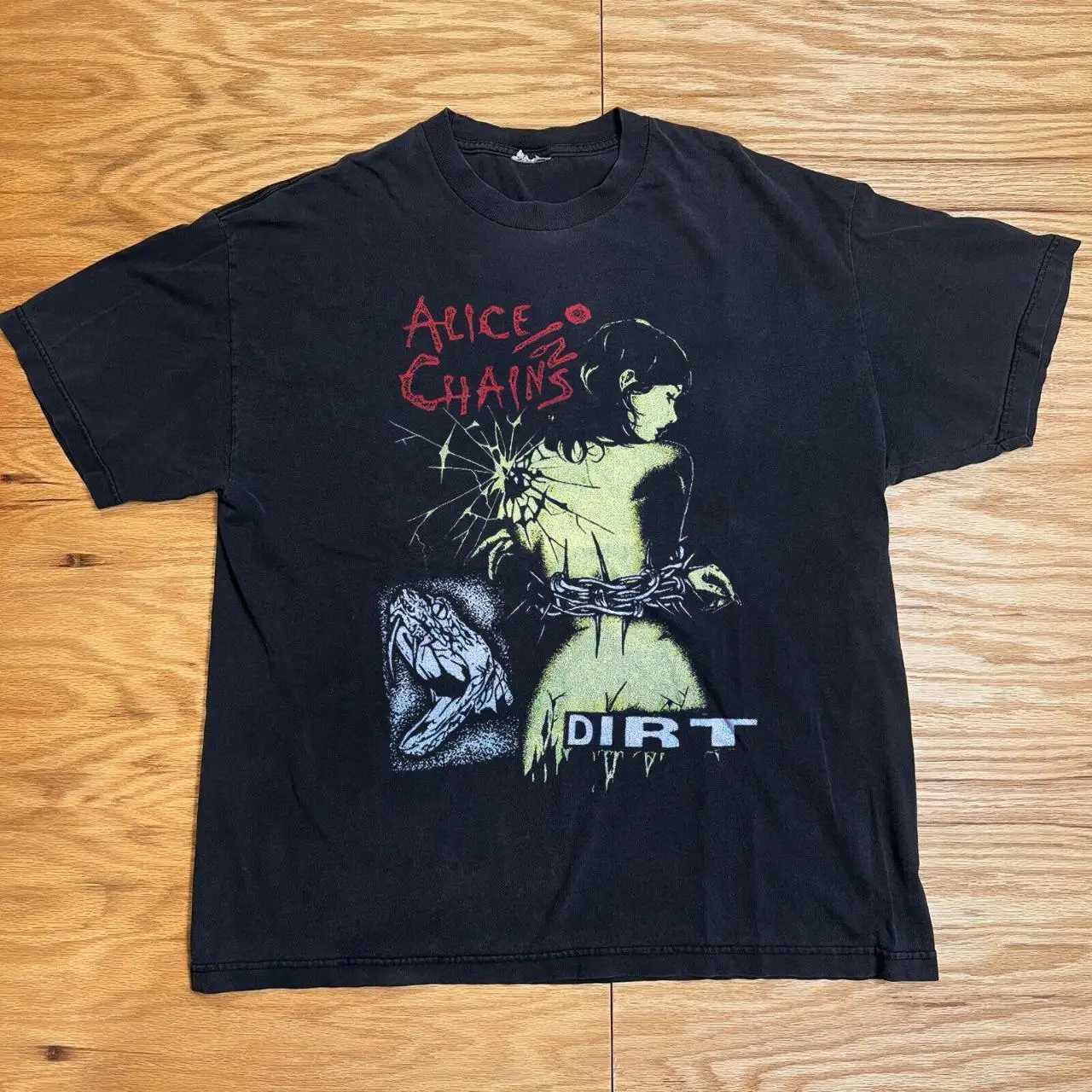T shirt Alice In Chains Daisy In Hands T Shirt Black MensXJ240102