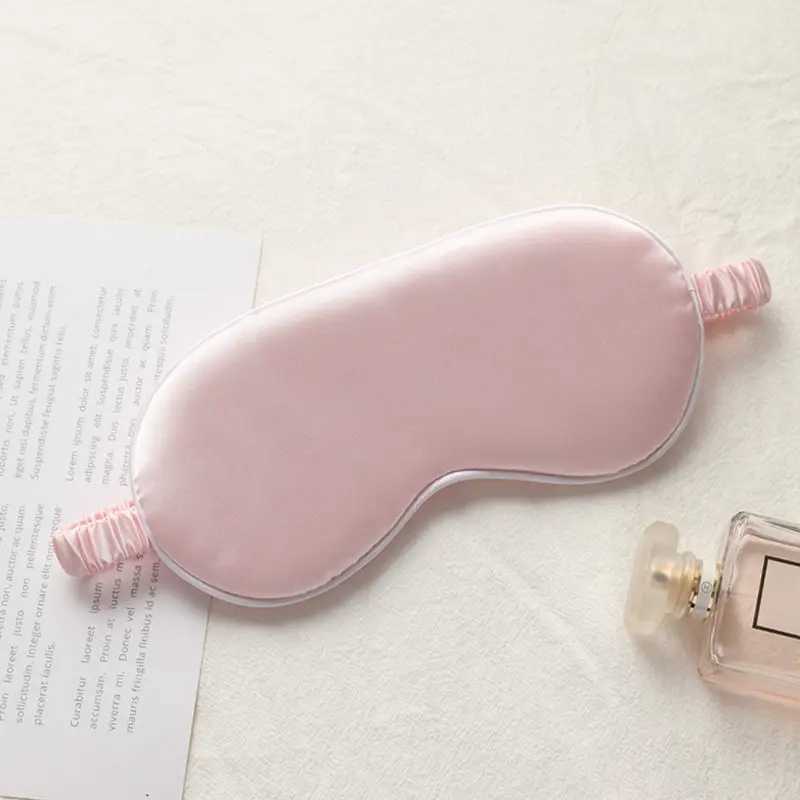 Y802 Double Sided Sleeping Eye Mask Shading Elastic Bandage Travel Eyeshade Solid Color Breathable Beauty Eye ShieldXJ250103