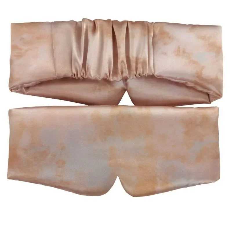 Enlarged Eye Patch Women Men Silk Satin Sleep Mask Comfortable Sleeping Eye Mask Eyeshade Cover Shade Eyes Relax EyepatchXJ250103