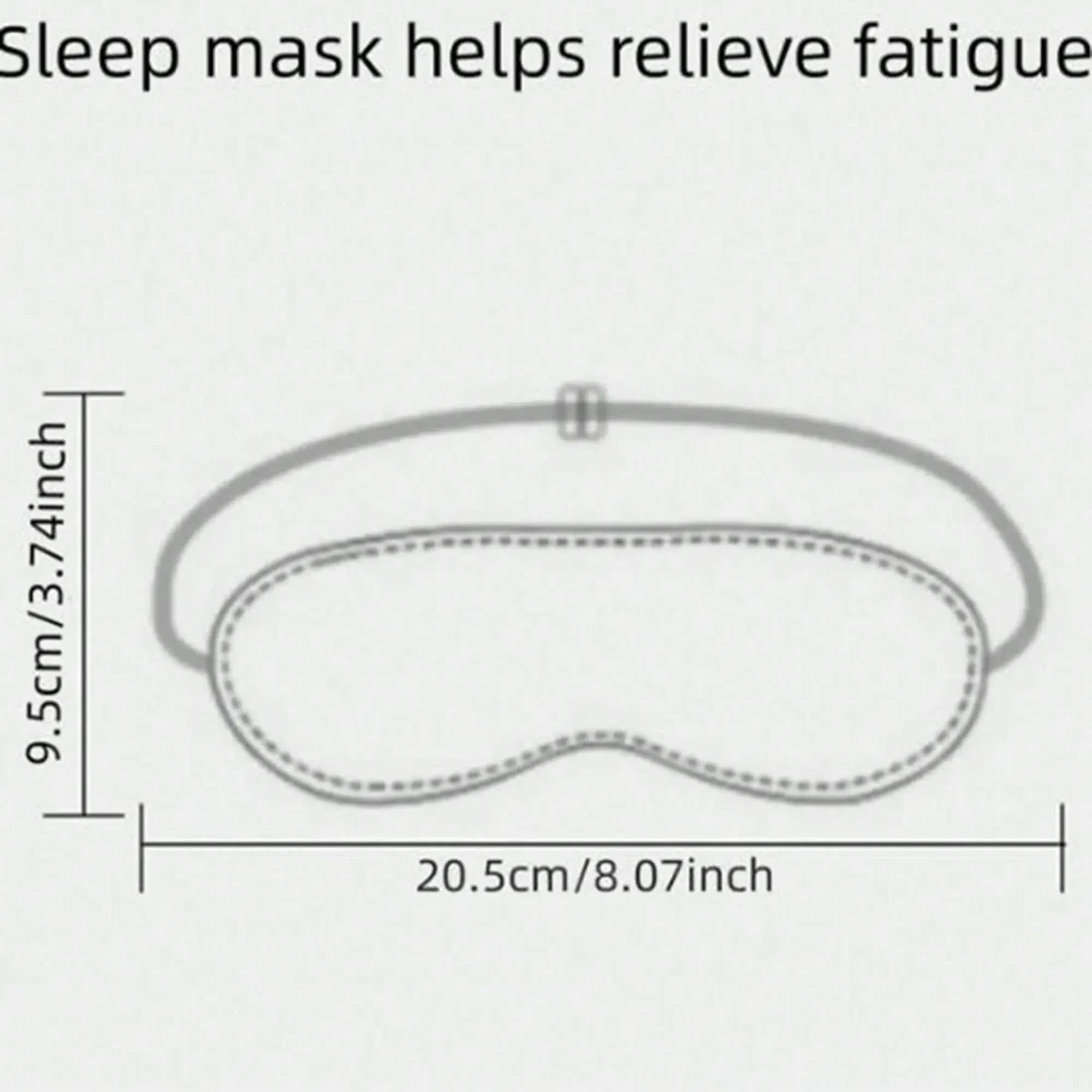 1PC-Silk Sleeping Mask Soft Smooth Sleep Mask For Eyes Travel Shade Cover Rest Relax Sleeping Blindfold Eye Cover Sleeping AidXJ250103