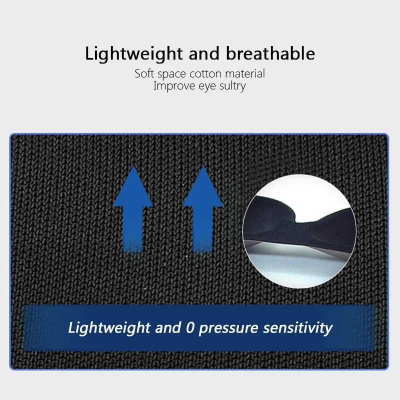 3D Sleeping Mask Natural Eye Patches Eyeshade Cover Shade Travel Nap Relax Blindfold Soft Block Out light Sleeping Aid Eye MasksXJ250103