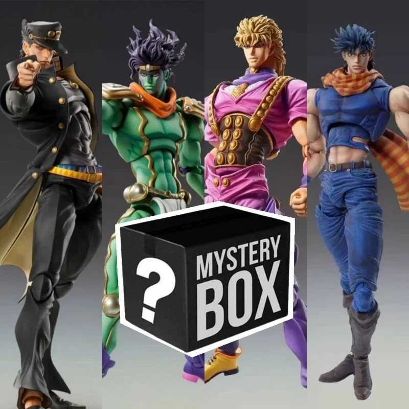 Jojo 10-30cm Anime Action Figure Blind Box JoJos Bizarre Adventure Jolyne Cujoh Kujo Jotaro Box Brithday GiftXJ250103