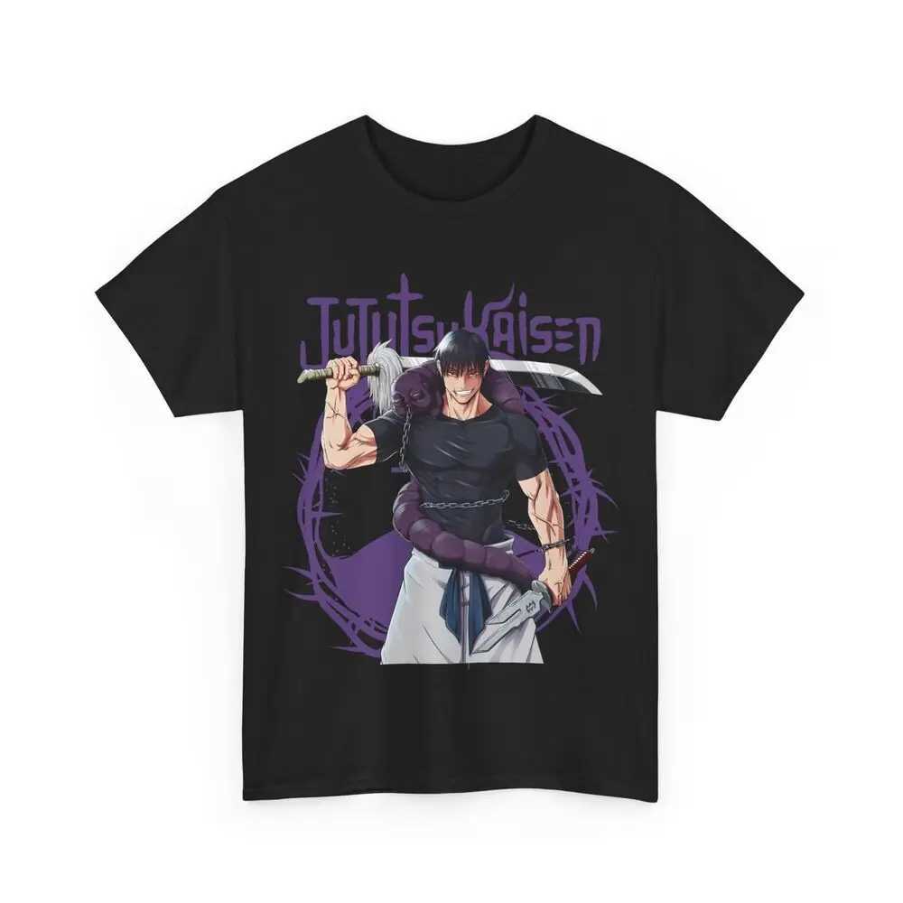 Jujutsu Kaisen T-shirt Inspired Anime Toji Fushiguro T-shirt Black- Anime GiftXJ240102