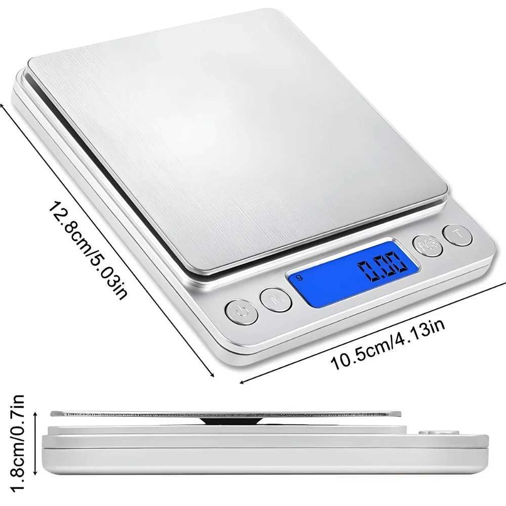 Digital Kitchen Scale 500/0.01/3000g/0.1g Small Jewelry Scale Food Scale Digital Weight Gram and Ozzy Digital Gram Scale W250103