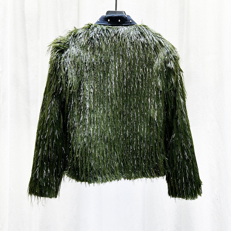 PFHQ Autumn Winter Men Jacket Dia Studded Tassel Plush Light Turn-Down Collar Male Tops Fashion 21Z7554