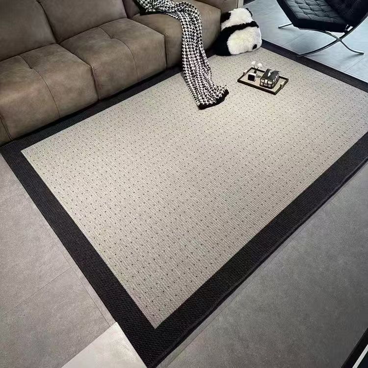 5140-59-PTX-Beige Striped Minimalist Rug Comfortable Large Area Living Room Rugs Refreshing Bedroom