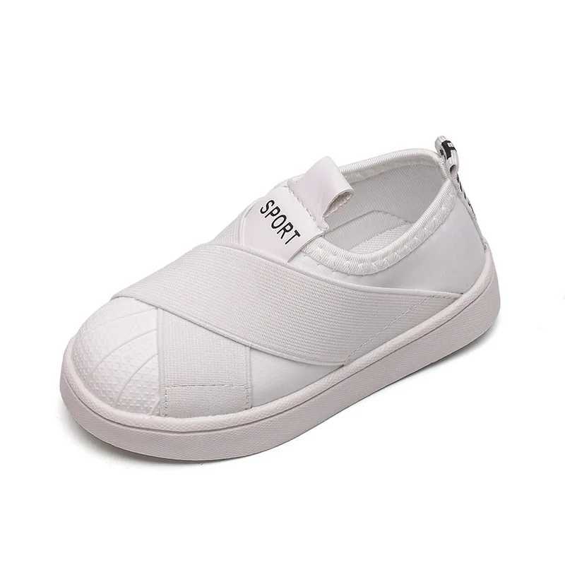 Childrens casual shoes boys sports shoes girls sports shoes childrens shoes childrens shoes white black gray spring canvas shoes CSH1575 M250103