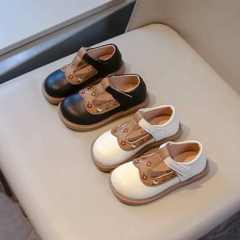 Baby Girl Fashion Lace Shoes Girls Princess New Spring Autumn Childrens Little Leather Shoes Soft M250103