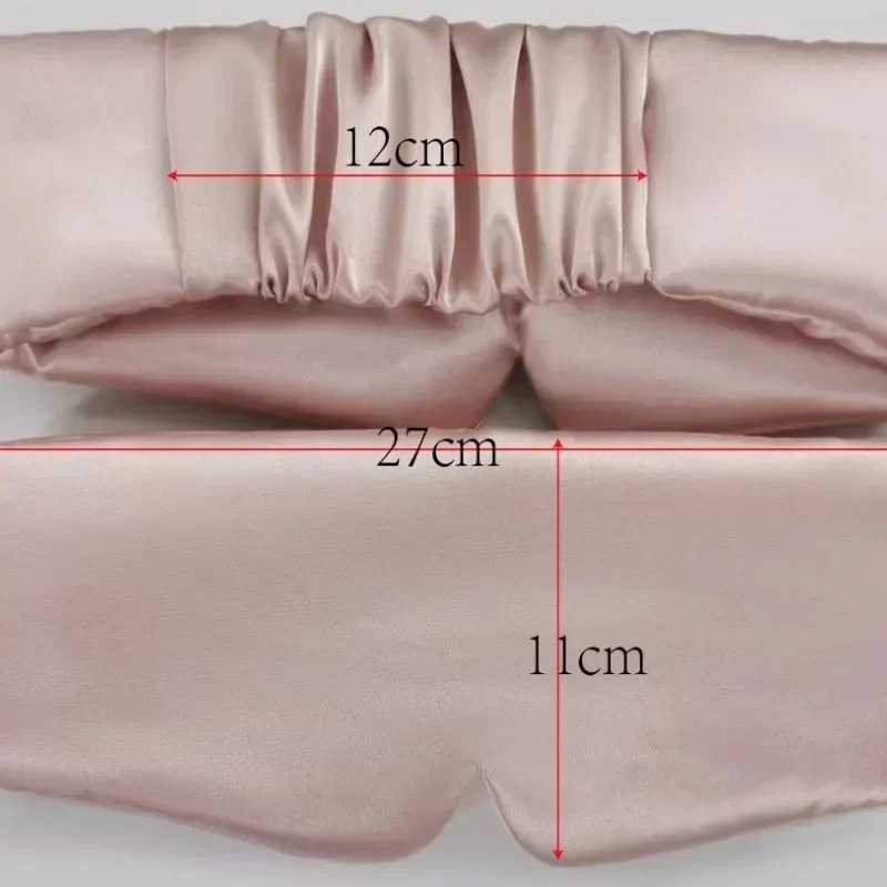Enlarged Eye Patch Women Men Silk Satin Sleep Mask Comfortable Sleeping Eye Mask Eyeshade Cover Shade Eyes Relax EyepatchXJ250103