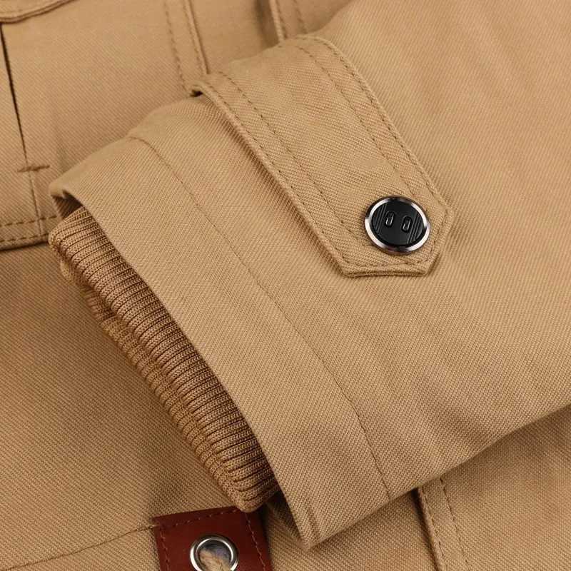 The best-selling winter casual plus size mens hoodie with wool lining and thick mid length jacket W250103