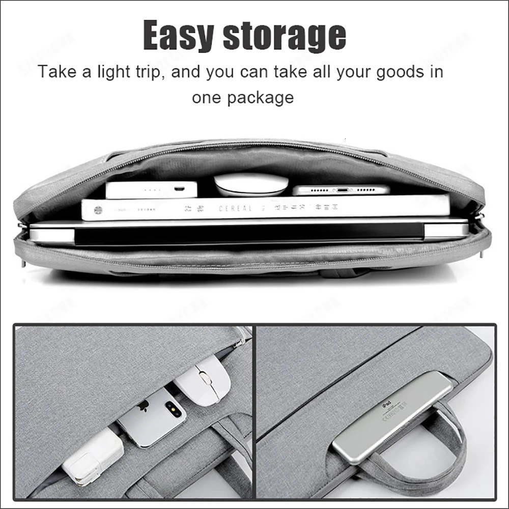 Laptop SlEEve Bag Case 12 13.3 15.6 14 inch Shoulder Notebook bag For book Air Pro M1 M2 handbag Briefcase 250102
