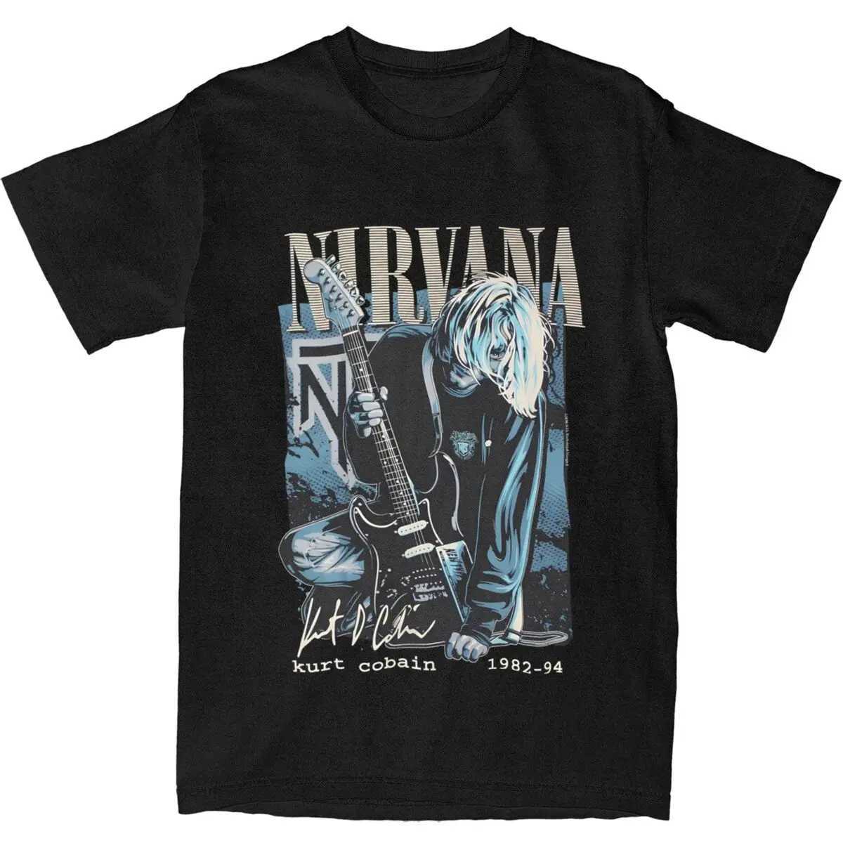 Poster Wall Art Rock Band T Shirt Summer Y2K Funny T Shirts Cotton Harajuku Tshirt For Mens Short-Sleeve Pattern TopsXJ240102
