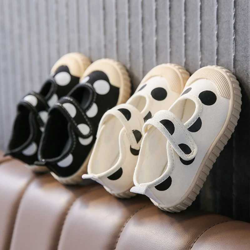 Autumn childrens casual shoes black and white breathable sports tennis princess canvas shoes childrens sports shoes CSH1134 M250103