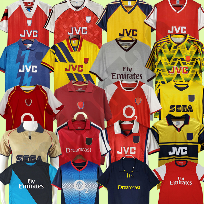 2005 2006 HENRY BERGKAMP Mens RETRO Soccer Jerseys 2006 97 PERSIE VIEIRA MERSON ADAMS Football Shirt Long Sleeve Uniforms ARSE RETRO arse nall jersey