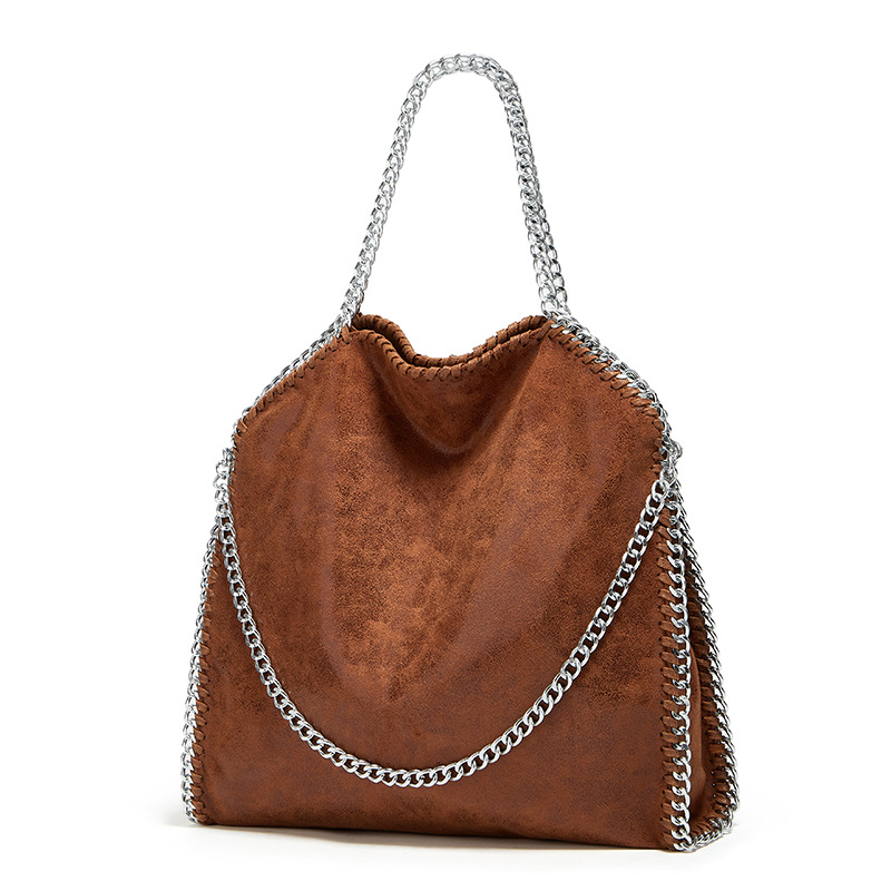 New chain bag fashion handbag simple folding women's bag shoulder bag casual messenger bag