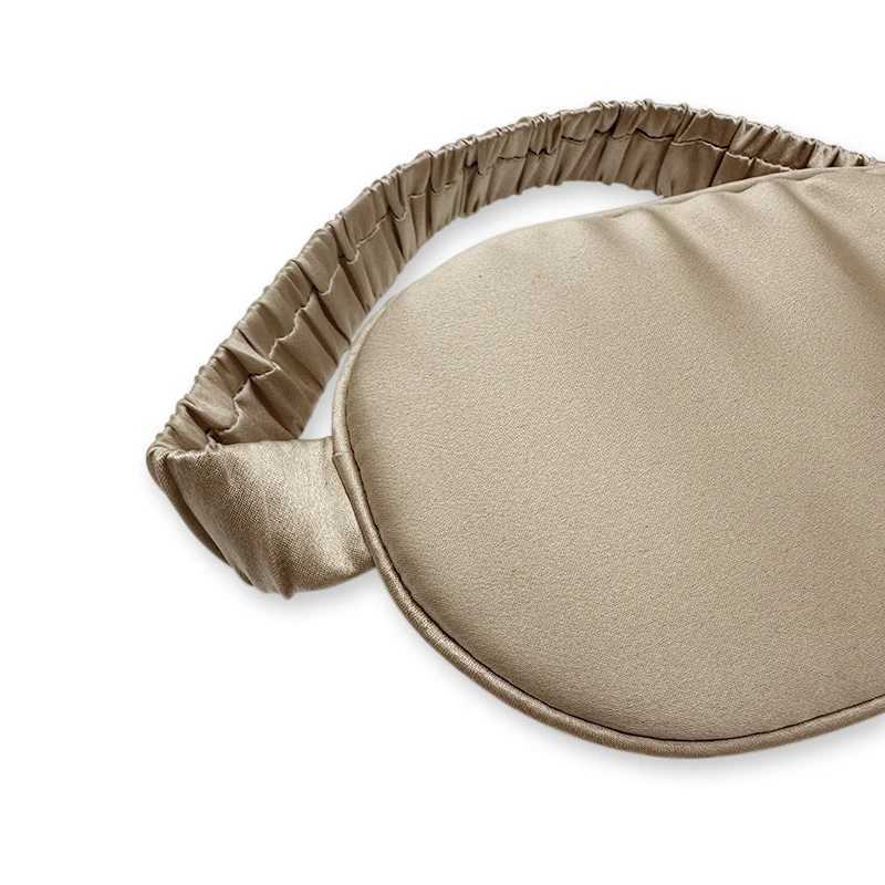 25MM Silk Sleep Eye Mask 1pc 3D Eyeshade Solid Colors 100% Mulberry Silk Soft Blindfold Travel YogaXJ250103