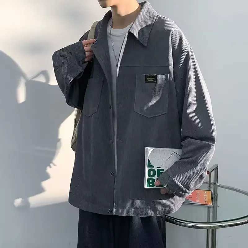 Autumn Corduroy jacket fashionable retro mens jacket womens casual couple casual workwear clothing W250103