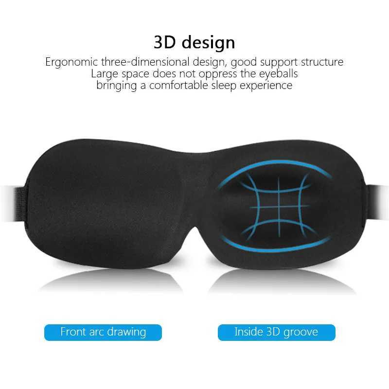 Eye Mask for Sleeping 3D Contoured Cup Blindfold Concave Molded Night Sleep Face Masks Block Out Light with Women Men EyepatchXJ250103