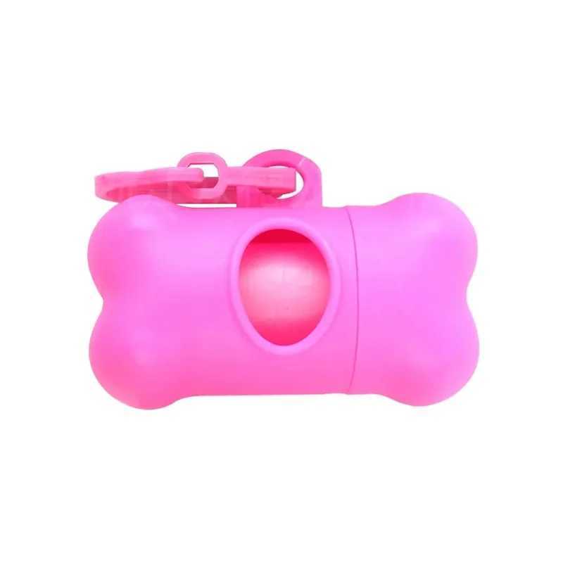 Bone Shaped Bag Dispenser Disposable Pet Dog Waste Bag Holder Plastic Garbage Bag Case Carrier Disposal Poop Bag DispenserXJ250104