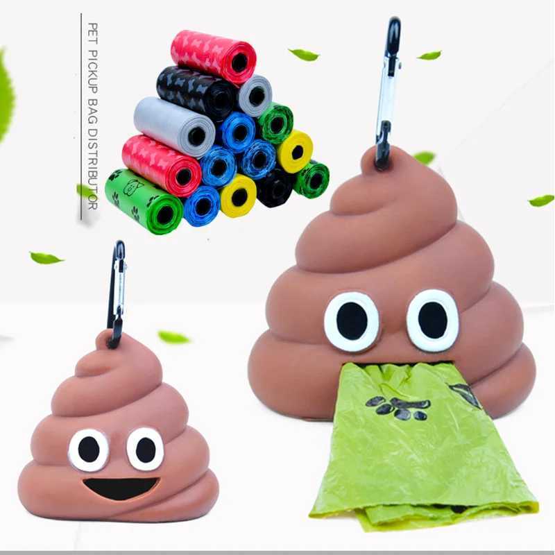 New Pet Dog Poop Bag Dispenser Waste Garbage Holder Dispensers Poop Bags Pets Dogs Trash Cleaning Dog Toy Pet SuppliesXJ250104