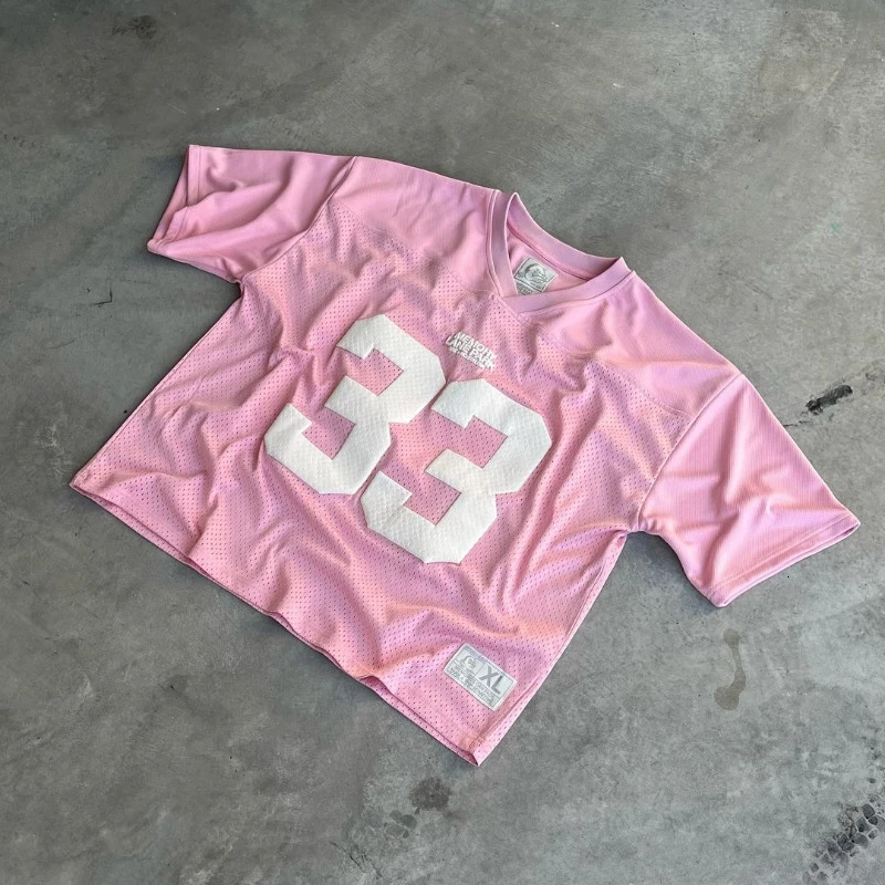 Y2K Mesh T-shirt Vintage Digital foam Print Street Clothing Mens Harajuku Womens Casual Super Large Nylon Breathable Unisex Short Sleeve 250103
