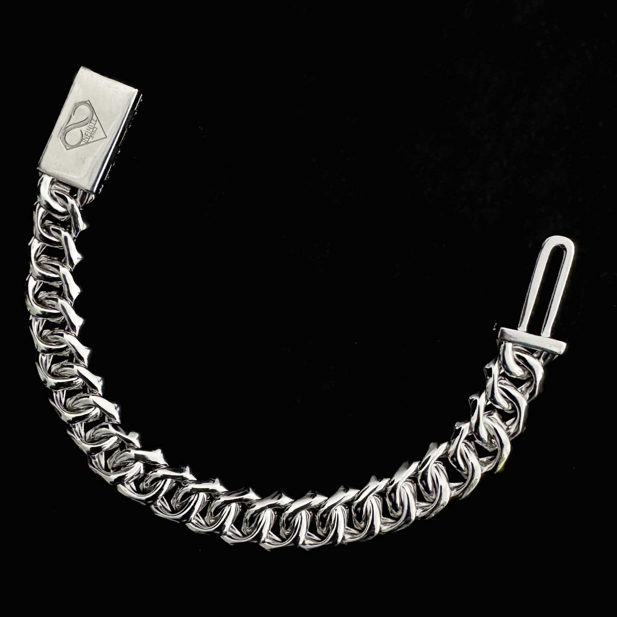 Luxury Moissanite Cuban Link Bracelet Chain Bracelet 925 Sterling Sliver Hip Hop Iced Out Cuban Bracelet