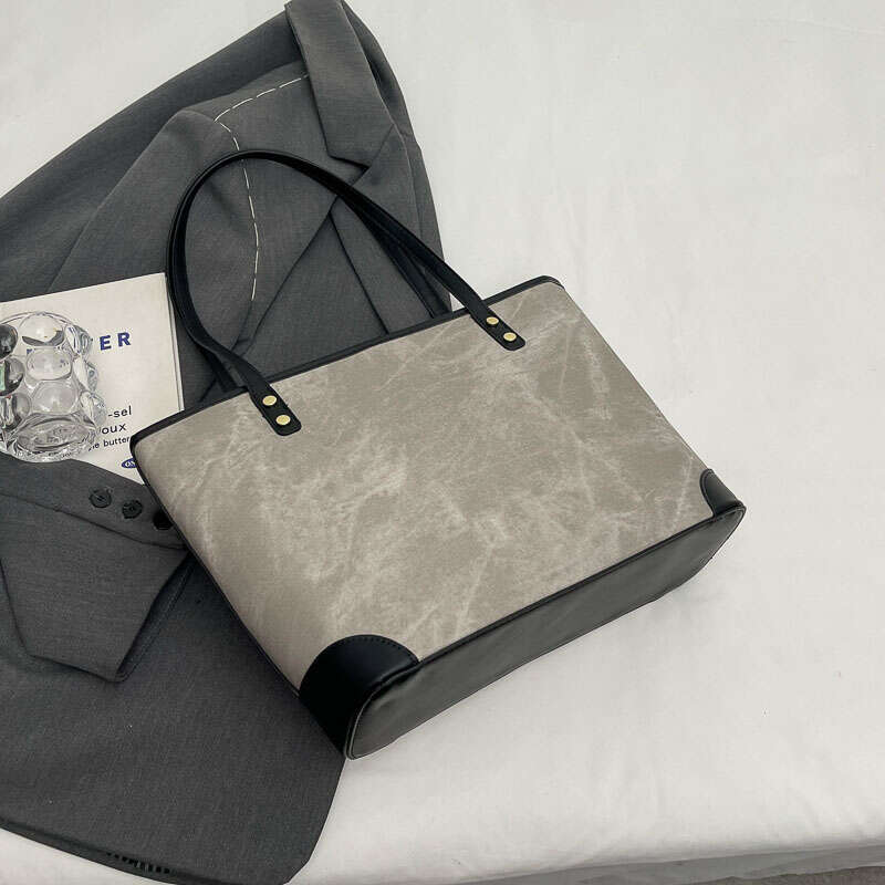 2025 new large capacity shoulder high-end women's Fashion niche leisure handbag ladies Tote bag