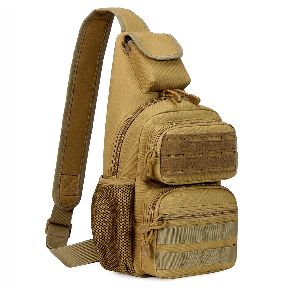 Junsheng's New Multifunctional Sports Outdoor Tactical Chest Military Camouflage Handheld Shoulder Crossbody Bag, Cycling Travel
