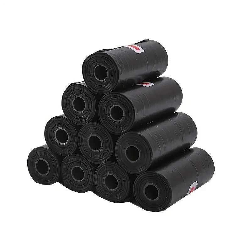 10 rolls/150 pieces Pet Leak-Proof Dog Poop Bags Biodegradable Disposable Eco-Friendly Puppy Unscented Outdoor Clean ReplacemeXJ250104