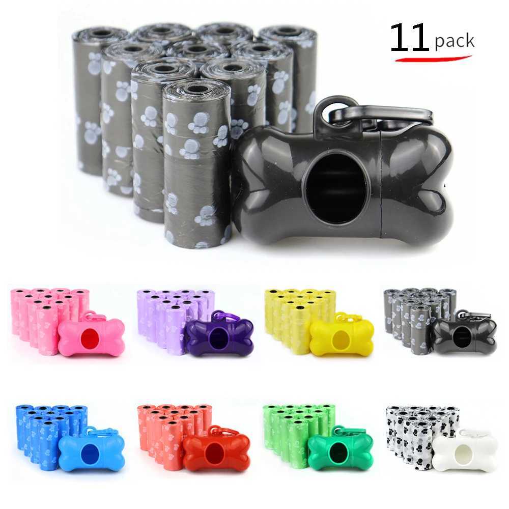 150 Dog Poop Bags with Dispenser and Leash Clip Guaranteed Leak-Proof Extra Thick and Strong Poop Bags for Dogs Pet Waste BagXJ250104