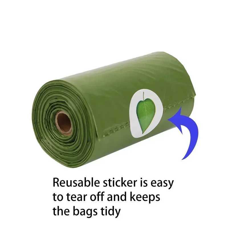 Pet Dog Poop Biodegradable Waste Bags with Dispenser Eco-Friendly Product for Dogs Leak Proof Breaks Down Quickly Poo Trash BagXJ250104