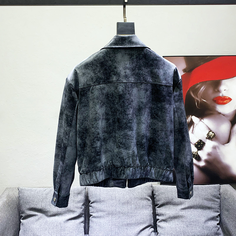 PFNW Chamois Men's Zipper Spliced Jackets Korean Fashion Male Casual Niche Design Coats 203 Autumn Retro Trendy New Tops 28W1692