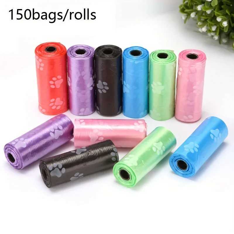 Thick Leak-Proof Dog Poop Bags for Outdoor Walks Polyethylene Material Animal Waste Disposal 300 Count 20 RollsXJ250104