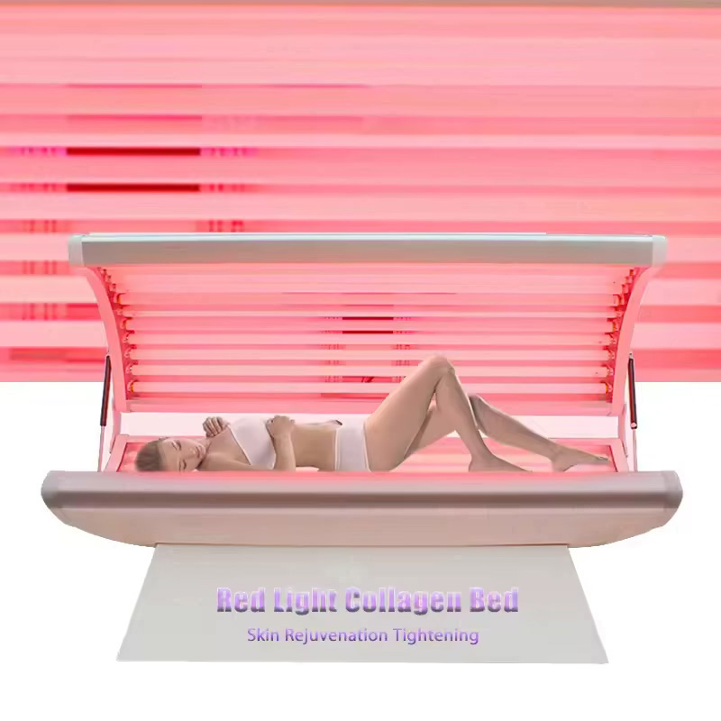 Hot Selling Collagen Infrared Red Light Therapy LED Bed Full Body Red Led Infrared Skin Rejuvenation Anti-Aging Collagen Beauty Device