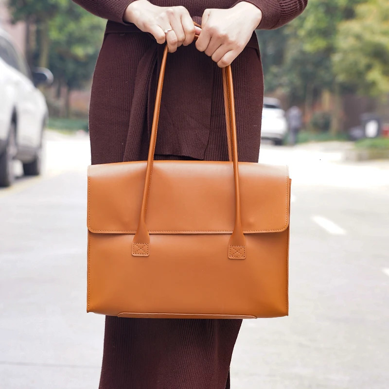 Ladies PU Leather Laptop Bag Handbag 13/14/15.6/16 Inch For Single Shoulder Bags 250102