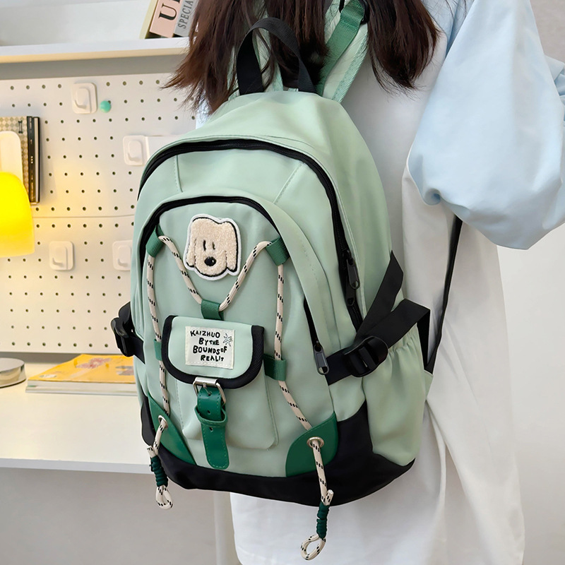 New niche personalized large capacity casual backpack with female texture for elementary, middle, and high school students' backpacks