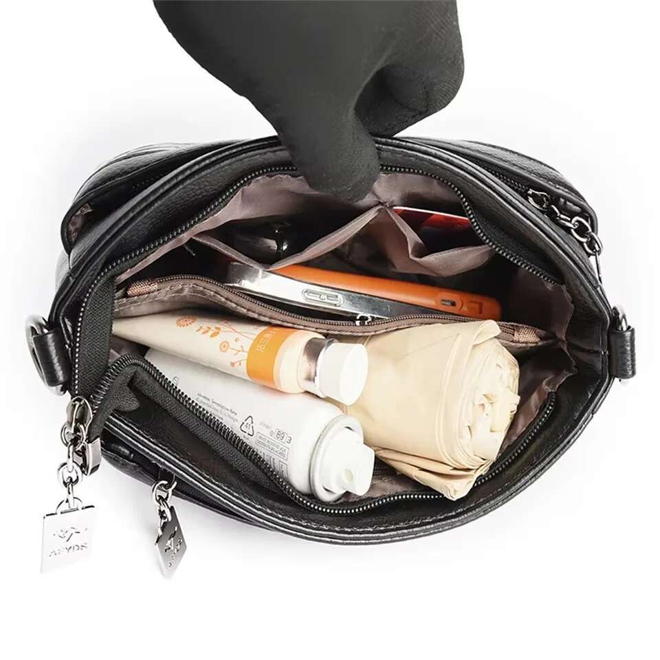 New Women s Pattern Shoulder Bag High Quality Leather Designer Crossbody Bag Elegant Women s Commuter Handbag Multi functional Fashion Bag bag